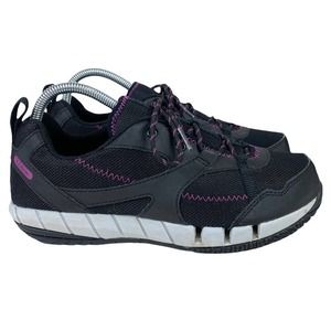 L.L. BEAN ATHLETIC SHOES PINK GRAY AND BLACK SNEAKERS WOMEN’S SIZE 8M